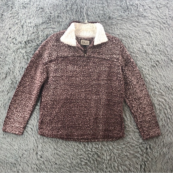 BKE Tops - BKE Buckle Pullover Womens Small Sherpa Pullover Quarter Zip